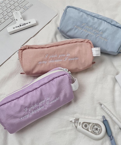 Mignonjour(ミニョンジュール)の「Mignonjour/リボンペンケース M2809(ペン類・レディース・ピンク/パープル/ネイビー/ブルー/グレー・FREE)」の14枚目の写真