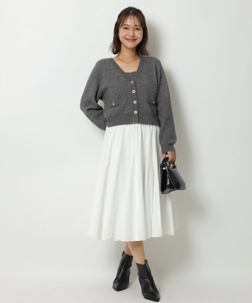 テディVネックアンサンブル（ニット/セーター）｜Apuweiser-riche