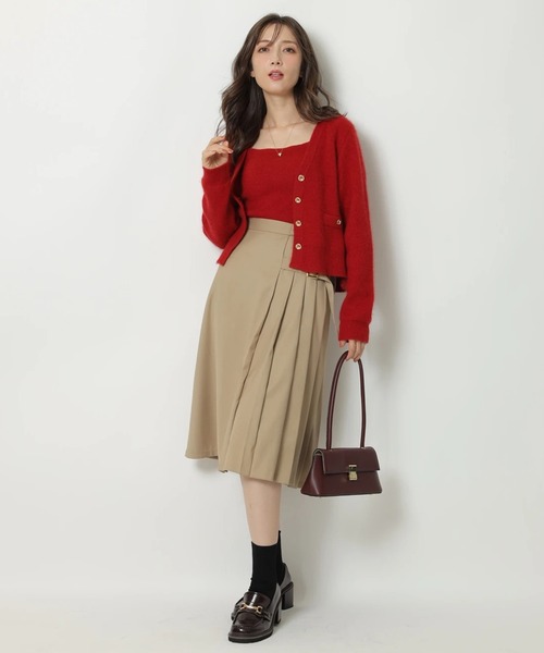 アプワイザーリッシェ　限定　テディVネックアンサンブル テディVネックアンサンブル（ニット/セーター）｜Apuweiser