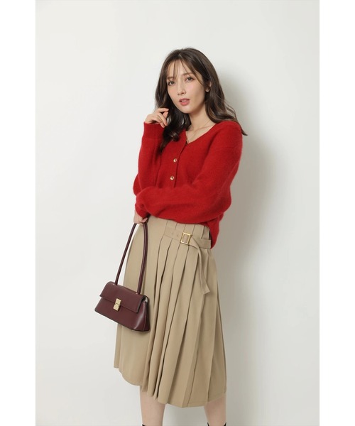 テディVネックアンサンブル（ニット/セーター）｜Apuweiser-riche