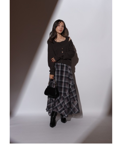 テディVネックアンサンブル（ニット/セーター）｜Apuweiser-riche