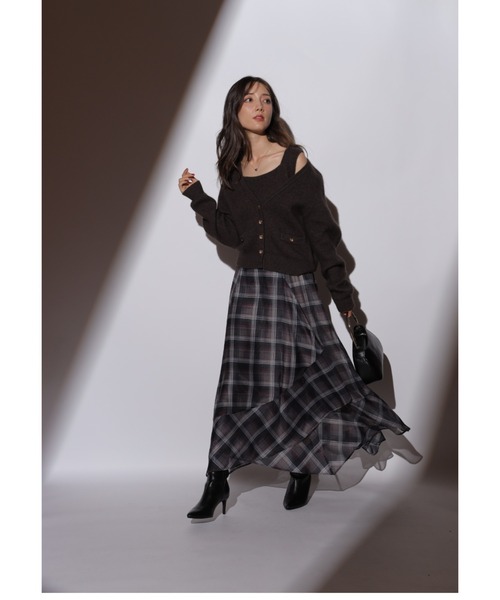 テディVネックアンサンブル（ニット/セーター）｜Apuweiser-riche