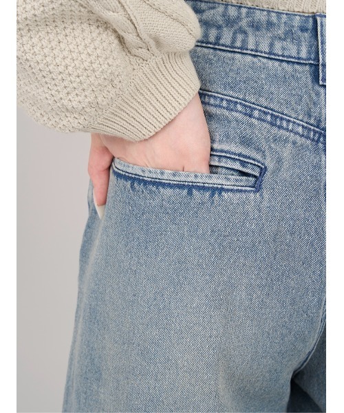 ランダムハートパッチワークデニムパンツ（デニムパンツ