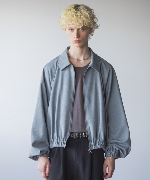 ブルゾン　hare SET UP対応】ダブルウィーブコクーンブルゾン(HARE)（ブルゾン