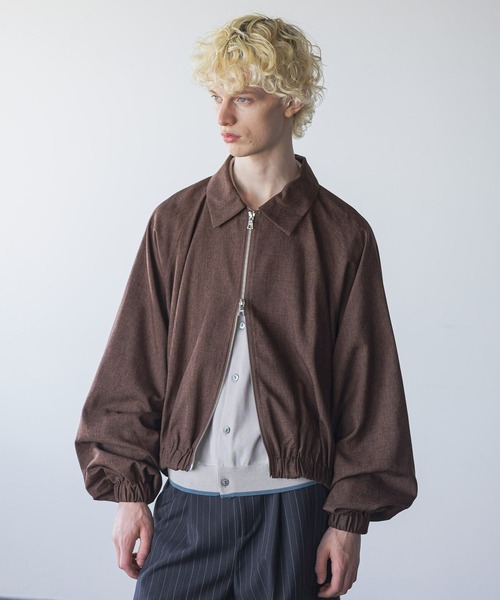 HARE(ハレ)の「【SET UP対応】ギャザーバルーンブルゾン(HARE)(ブルゾン・メンズ・ブルー/ブラック/ブラウン・SMALL/MEDIUM)」の22枚目の写真