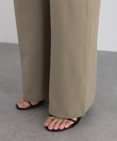 PUAL CE CIN（ピュアルセシン）の「スポンディッシュフレアパンツ（その他パンツ・レディース・ブラック/ベージュ/モカ・FREE）」の10枚目の写真