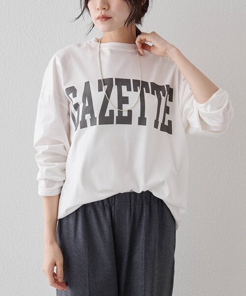 新品⭐️Whim Gazette VガゼットTシャツ 長袖カットソー 36 オフ Whim Gazette｜ウィムガゼットのTシャツ/カットソー（長袖）通販