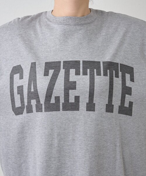 GAZETTEロングTシャツ（Tシャツ/カットソー）｜Whim Gazette（ウィム