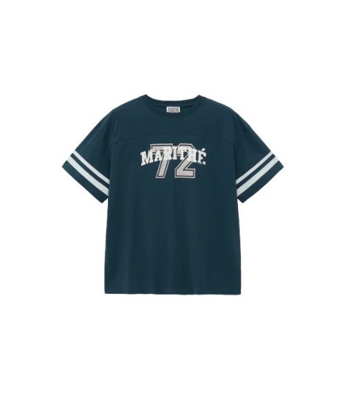 MARITHE + FRANCOIS GIRBAUD(マリテフランソワジルボー)の「VINTAGE FOOTBALL TEE(Tシャツ/カットソー・レディース・White/ブルー系その他・SMALL/MEDIUM/LARGE/X-LARGE)」の6枚目の写真