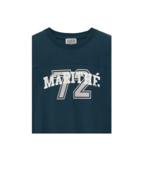 MARITHE + FRANCOIS GIRBAUD(マリテフランソワジルボー)の「VINTAGE FOOTBALL TEE(Tシャツ/カットソー・レディース・White/ブルー系その他・SMALL/MEDIUM/LARGE/X-LARGE)」の8枚目の写真