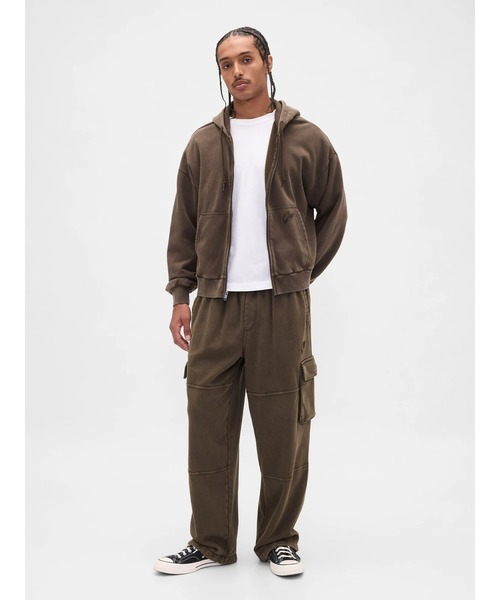 ［新品、未使用］GAP ヴィンテージソフト バギー カーゴスウェットパンツXS セール】ヴィンテージソフト バギー カーゴスウェットパンツ（カーゴ