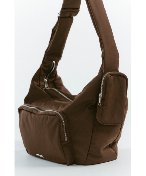 Knuth Marf(クヌースマーフ)の「useful nylon shoulder bag(ショルダーバッグ・レディース・ブラック/ブラウン・ONE SIZE)」の12枚目の写真