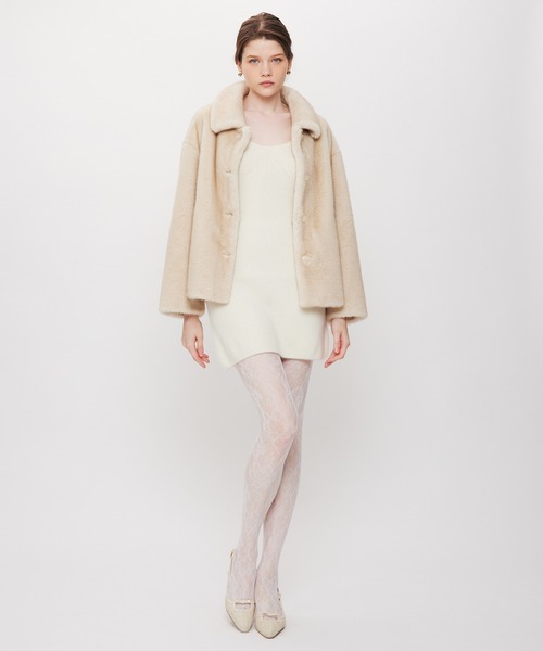 Variation ステンカラーエコファーコート（その他アウター）｜DEICY