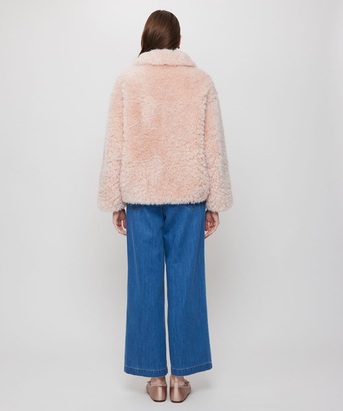 Variation ステンカラーエコファーコート（その他アウター）｜DEICY