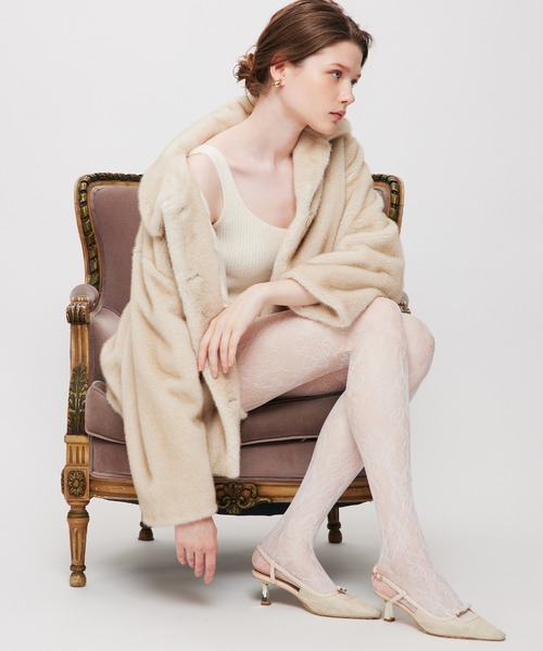 Variation ステンカラーエコファーコート（その他アウター）｜DEICY