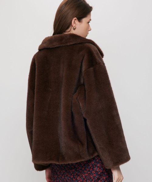 Variation ステンカラーエコファーコート（その他アウター）｜DEICY