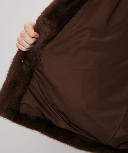 Variation ステンカラーエコファーコート（その他アウター）｜DEICY