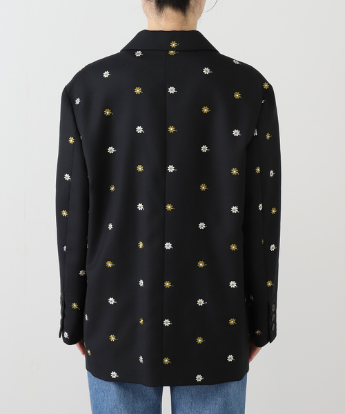 IENA LA BOUCLE（イエナラブークル）の「IENA LA BOUCLE フラワーエンブロイダリーウール2Bジャケット（テーラードジャケット・レディース・ブラック系その他・FREE）」の16枚目の写真