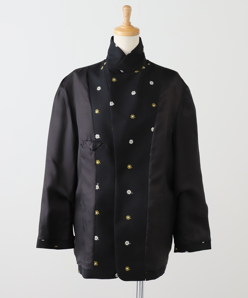 IENA LA BOUCLE（イエナラブークル）の「IENA LA BOUCLE フラワーエンブロイダリーウール2Bジャケット（テーラードジャケット・レディース・ブラック系その他・FREE）」の21枚目の写真