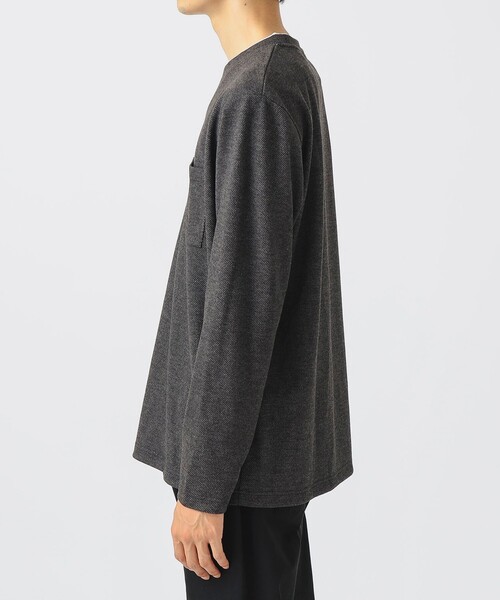 BEAMS HEART(ビームスハート)の「杢 カルゼ ニットソー(Tシャツ/カットソー・メンズ・ネイビー/チャコールグレー・L/XL/S/M)」の11枚目の写真