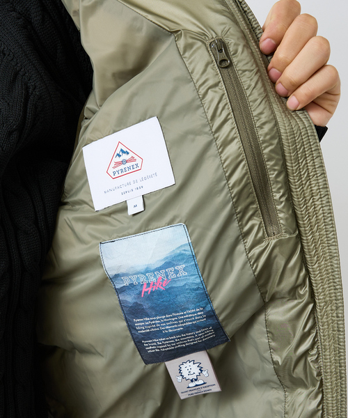 Pyrenex(ピレネックス)の「【PYRENEX / ピレネックス】HMY027 ARIAL VEST/アリアル ベスト(ダウンベスト・メンズ・カーキ/ブラック/ブルー・M/S/XL/L)」の11枚目の写真