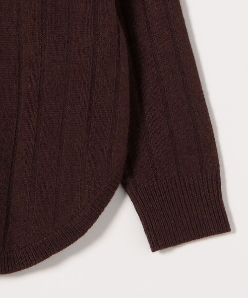 【即購入可】euw nuance knit tank-top brown nuance knit tank-top