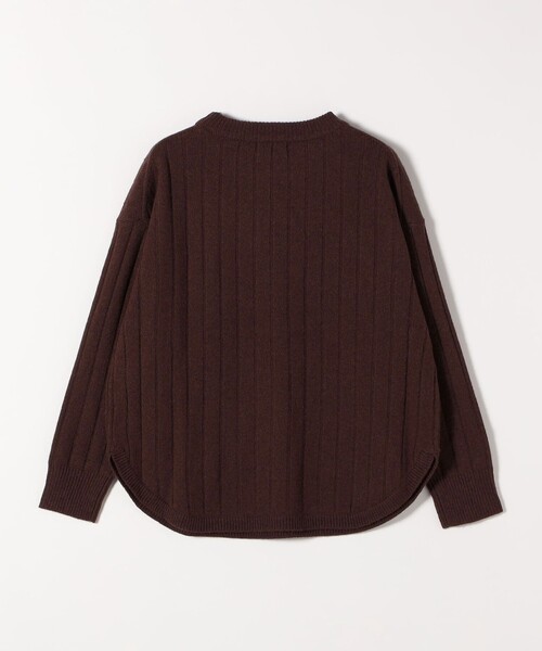 セール】SHIPS any:〈手洗い可能〉ヤク ワイドリブ ラウンドヘム