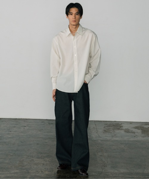 LURAKU（ルラク）の「【LURAKU】Regular Fit Shirt / LURAKU レギュラーフィットシャツ（シャツ/ブラウス・メンズ・ホワイト/ストライプ/ブルー・SMALL/MEDIUM/LARGE）」の5枚目の写真
