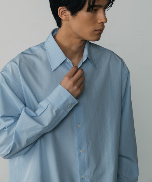 LURAKU（ルラク）の「【LURAKU】Regular Fit Shirt / LURAKU レギュラーフィットシャツ（シャツ/ブラウス・メンズ・ホワイト/ストライプ/ブルー・SMALL/MEDIUM/LARGE）」の13枚目の写真
