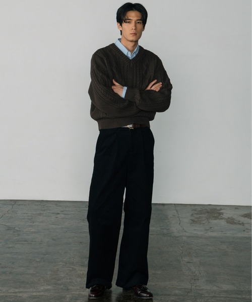 LURAKU（ルラク）の「【LURAKU】Regular Fit Shirt / LURAKU レギュラーフィットシャツ（シャツ/ブラウス・メンズ・ホワイト/ストライプ/ブルー・SMALL/MEDIUM/LARGE）」の17枚目の写真