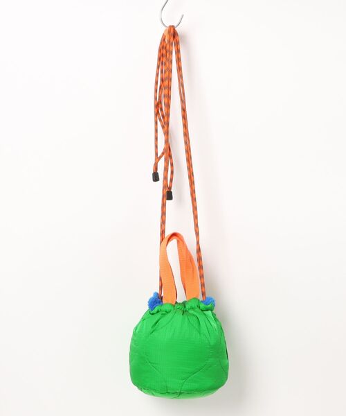 HOUSTON(ヒューストン)の「HOUSTON(ヒューストン)BOA NYLON EFFECT BAG/虎/ボア&ナイロンエフェクトバッグ/巾着ミニショルダーバッグ レディース メンズ ユニセックス(ショルダーバッグ・レディース・ブルー/オリーブ/ラベンダー・FREE)」の14枚目の写真