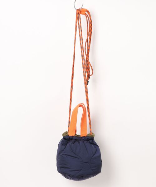HOUSTON(ヒューストン)の「HOUSTON(ヒューストン)BOA NYLON EFFECT BAG/虎/ボア&ナイロンエフェクトバッグ/巾着ミニショルダーバッグ レディース メンズ ユニセックス(ショルダーバッグ・レディース・ブルー/オリーブ/ラベンダー・FREE)」の7枚目の写真