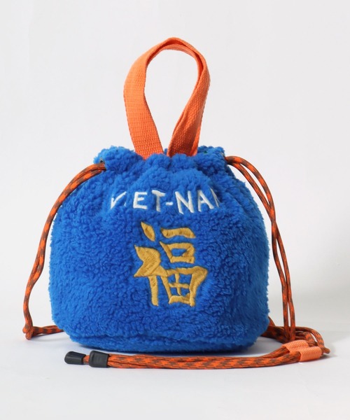 HOUSTON(ヒューストン)の「HOUSTON(ヒューストン)BOA NYLON EFFECT BAG/虎/ボア&ナイロンエフェクトバッグ/巾着ミニショルダーバッグ レディース メンズ ユニセックス(ショルダーバッグ・レディース・ブルー/オリーブ/ラベンダー・FREE)」の17枚目の写真
