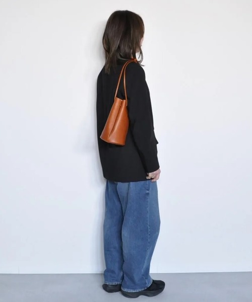 blancle(ブランクレ)の「blancle SMOOTH TUBE DRAWST(ハンドバッグ・レディース・タン/ピンク/ブラック・FREE)」の4枚目の写真