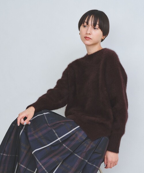 フォックスカシミヤ クルーネック ニット（ニット/セーター）｜UNITED