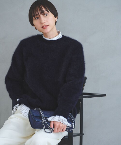 UNITEDARROWS フォックスカシミヤクルーネックニット フォックスカシミヤ クルーネック ニット 24FW｜ユナイテッド