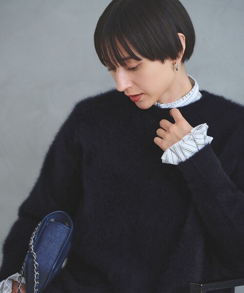 フォックスカシミヤ クルーネック ニット（ニット/セーター）｜UNITED