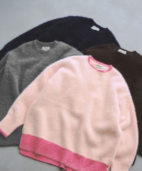 UNITEDARROWS フォックスカシミヤクルーネックニット フォックス カシミヤ クルーネックニット 23FW