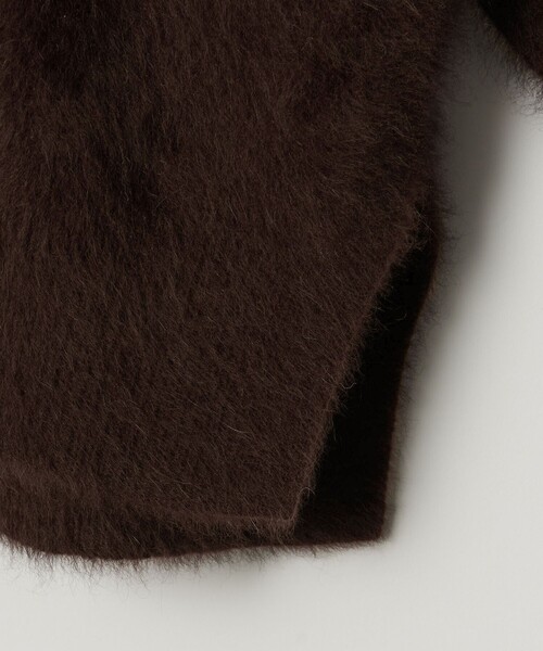 UNITED ARROWS（ユナイテッドアローズ）の「フォックスカシミヤ クルーネック ニット（ニット/セーター・レディース・ネイビー/その他3/ダークブラウン/グレー・FREE）」の22枚目の写真