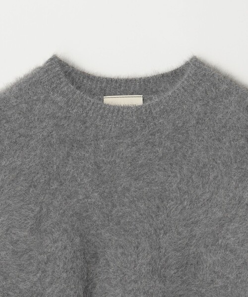 UNITED ARROWS フォックス カシミヤ クルーネックニット　グレー フォックスカシミヤ クルーネック ニット（ニット/セーター）｜UNITED