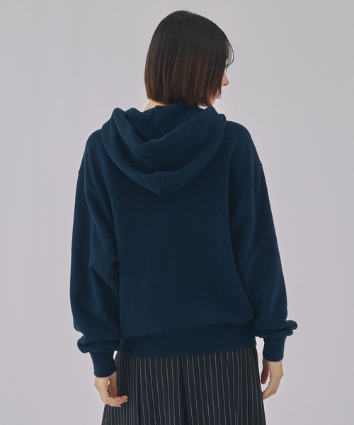 Russell Athletic ブルー パーカー M High cotton meltum（メルタム） パーカー ×RUSSELL ATHLETIC ”HIGH COTTON