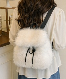 ふわふわ フェイクファー リュック