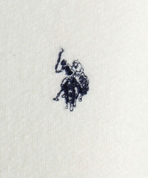 U.S. POLO ASSN.(ユーエスポロアッスン)の「U.S.POLO ASSN.(ユーエスポロアッスン)シャギーニット ポロプルオーバー/襟付き/ワンポイント刺繍/ベーシック・ノームコア(ニット/セーター・レディース・アイボリー/レッド/ネイビー・M/L)」の8枚目の写真