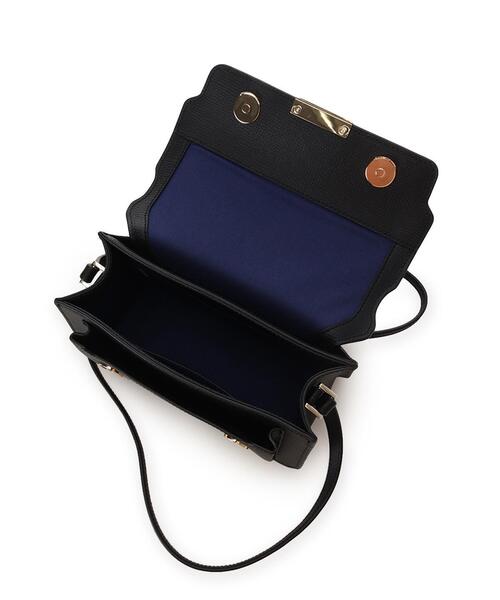 セール】リボンモチーフ金具スプリットレザーショルダーバッグ