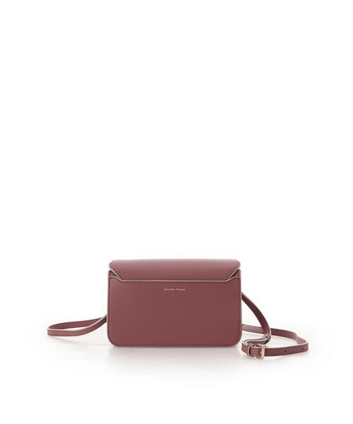 Samantha Thavasa(サマンサタバサ)の「リボンモチーフ金具スプリットレザーショルダーバッグ(ショルダーバッグ・レディース・ブラック/ピンク/ライトブルー・FREE)」の5枚目の写真