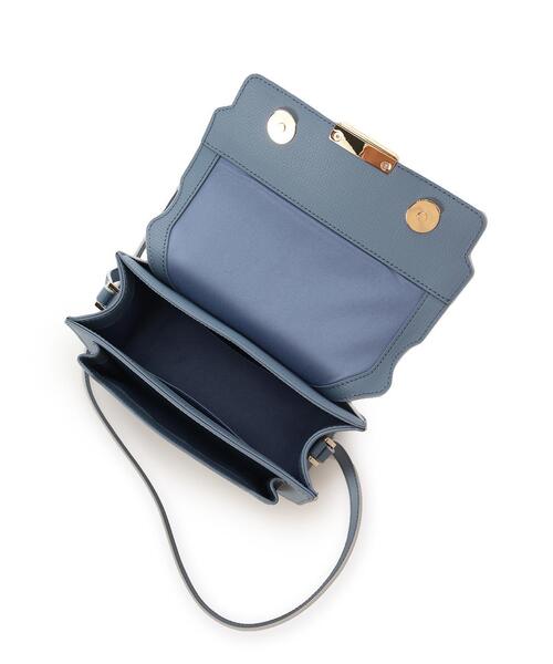 Samantha Thavasa(サマンサタバサ)の「リボンモチーフ金具スプリットレザーショルダーバッグ(ショルダーバッグ・レディース・ブラック/ピンク/ライトブルー・FREE)」の12枚目の写真