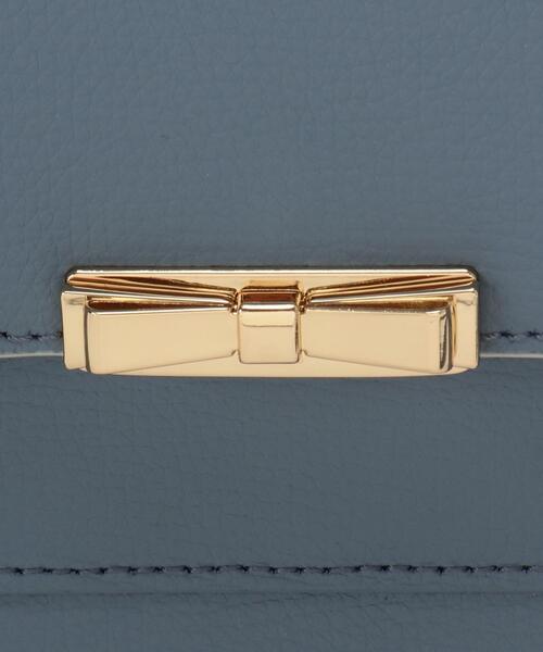 Samantha Thavasa(サマンサタバサ)の「リボンモチーフ金具スプリットレザーショルダーバッグ(ショルダーバッグ・レディース・ブラック/ピンク/ライトブルー・FREE)」の14枚目の写真