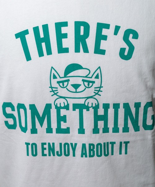 Bling Leads(ブリングリーズ)の「《Bling leads》THERE'S SOMETHING PRINT Tee(Tシャツ/カットソー・メンズ・ブラック/ホワイト/チャコールグレー・LARGE/MEDIUM/X-LARGE)」の8枚目の写真
