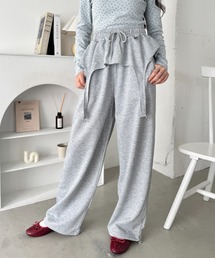 SOLLON. | ガーターベルトデザインスウェットパンツ(スウェットパンツ)