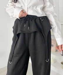 SOLLON. | ガーターベルトデザインスウェットパンツ(スウェットパンツ)